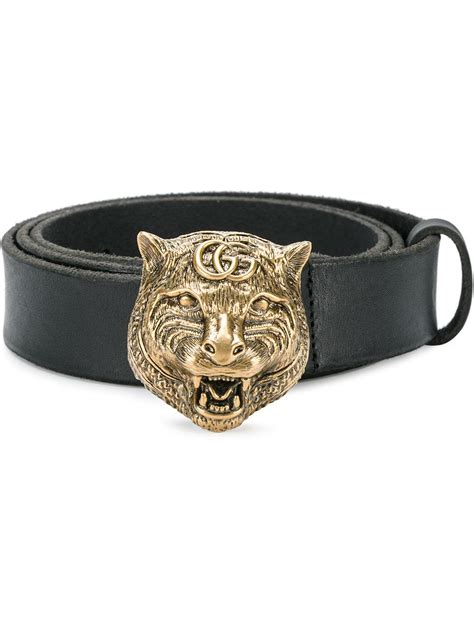 gucci belt with tiger buckle|gucci belt men black buckle.